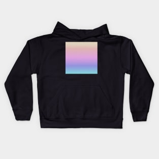 Ombre Pastel unicorn Gradient Glitter Pattern Kids Hoodie